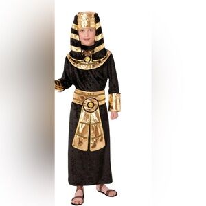 Kids Pharaoh Costume in Black and Gold - worn once